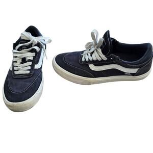 Vans Men's Skate Gilbert Crockett Shoe Black White sz 6.5 $85 Punk Casual Basic